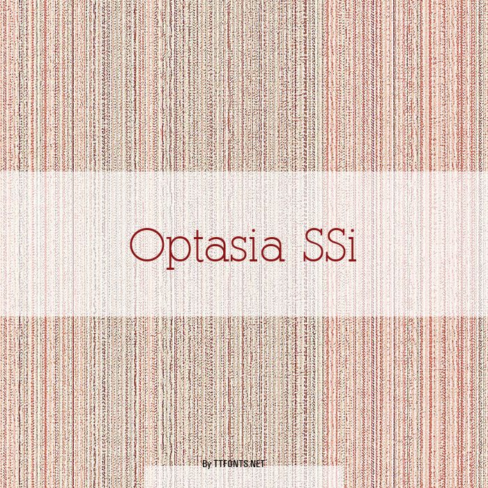 Optasia SSi example