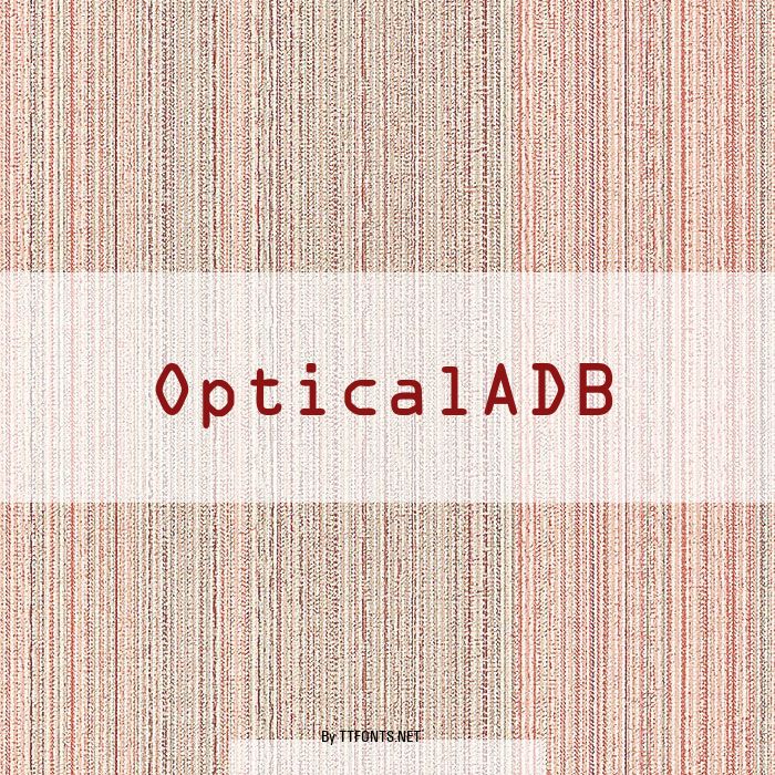 OpticalADB example