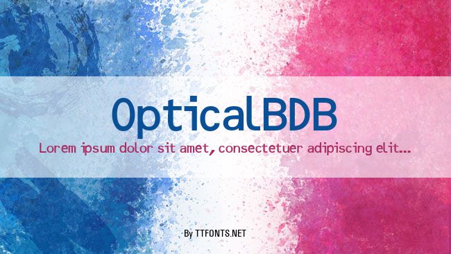 OpticalBDB example