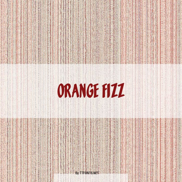 Orange Fizz example