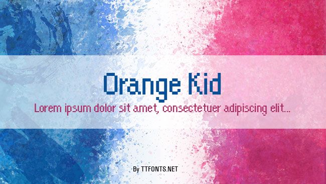 Orange Kid example