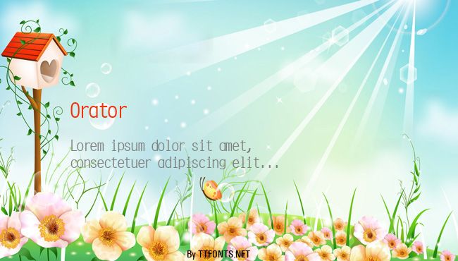 Orator example