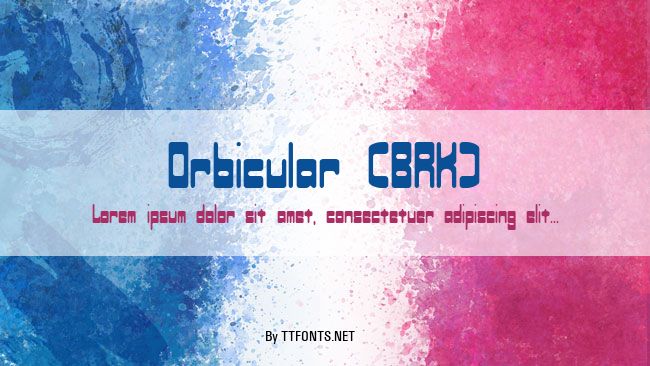 Orbicular (BRK) example