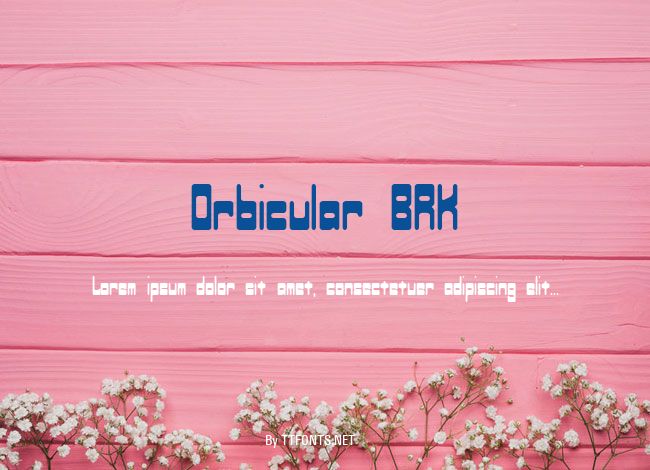 Orbicular BRK example