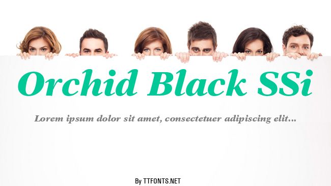 Orchid Black SSi example