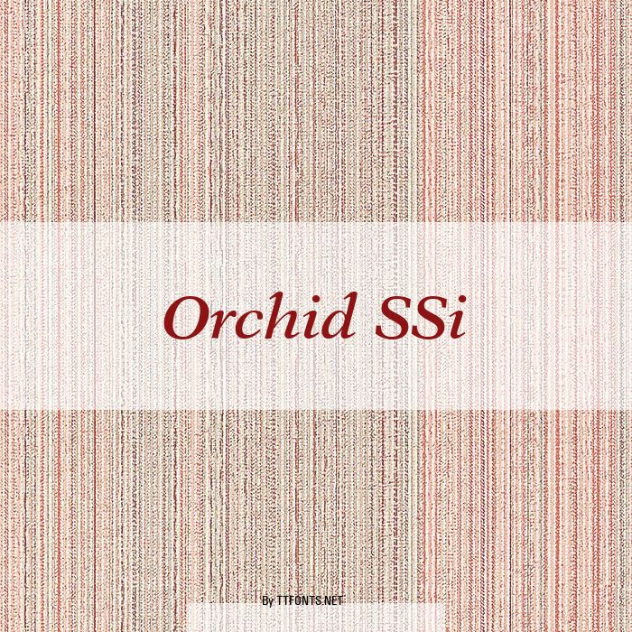 Orchid SSi example