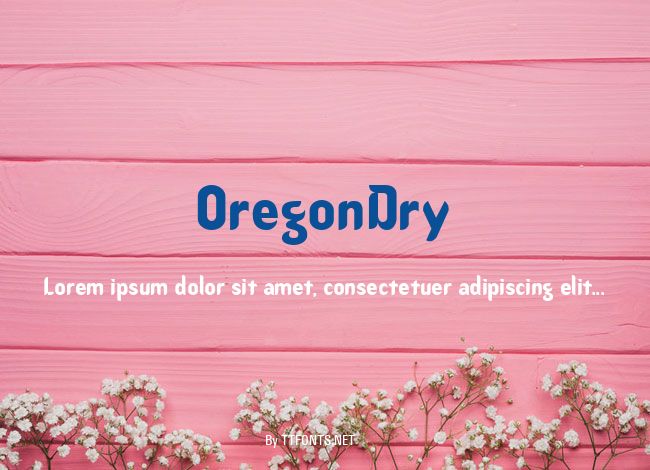 OregonDry example