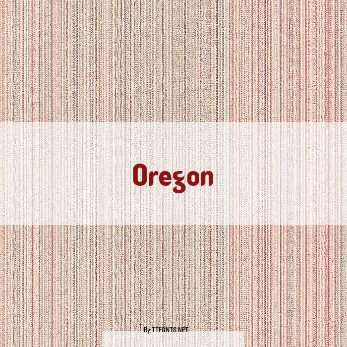 Oregon example
