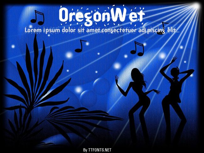 OregonWet example