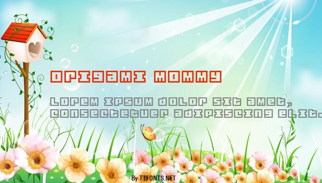 Origami Mommy example