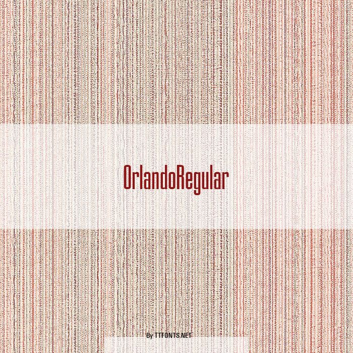 OrlandoRegular example