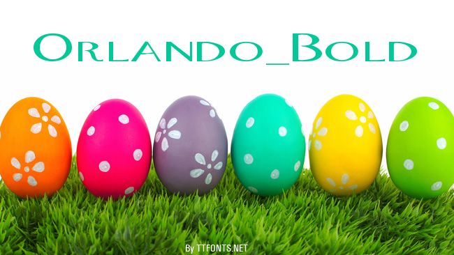 Orlando_Bold example
