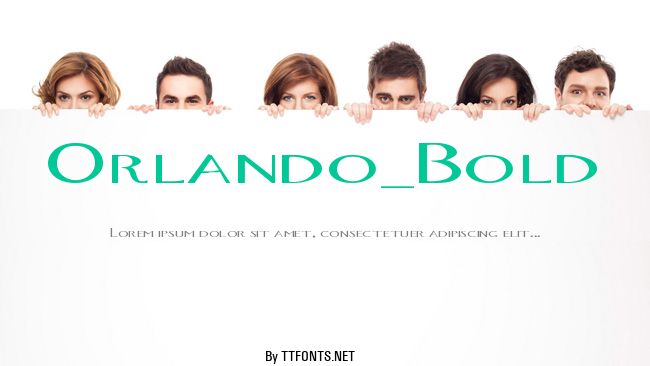 Orlando_Bold example