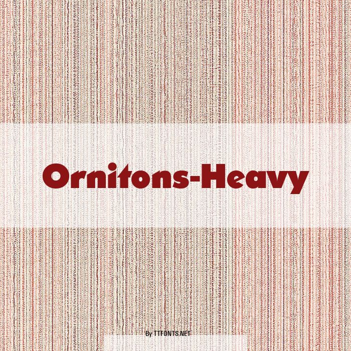 Ornitons-Heavy example