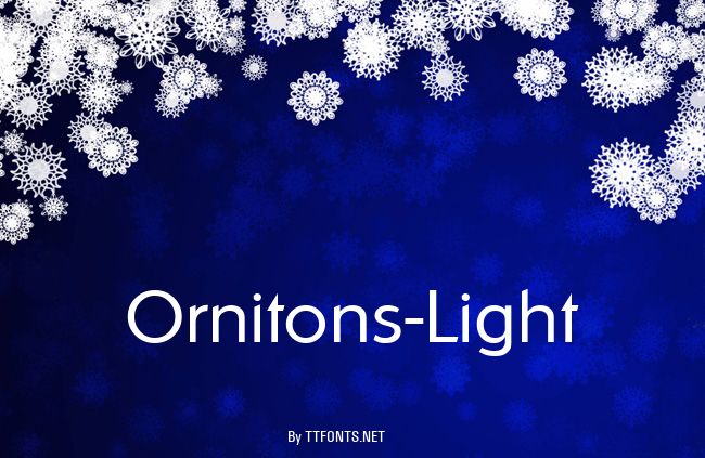 Ornitons-Light example
