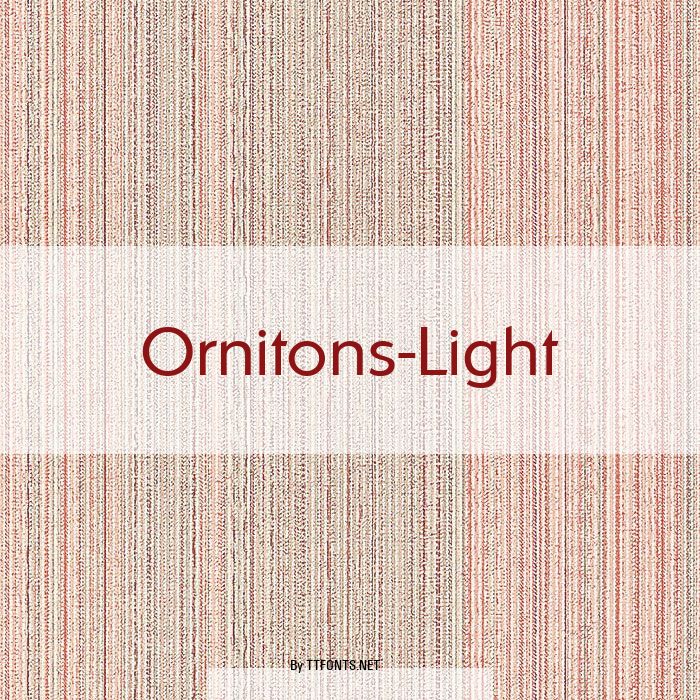 Ornitons-Light example