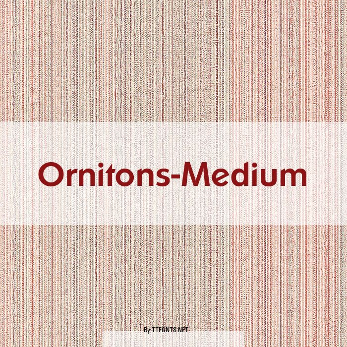 Ornitons-Medium example