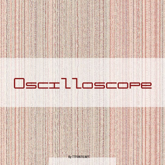 Oscilloscope example