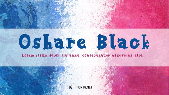 Oshare Black example