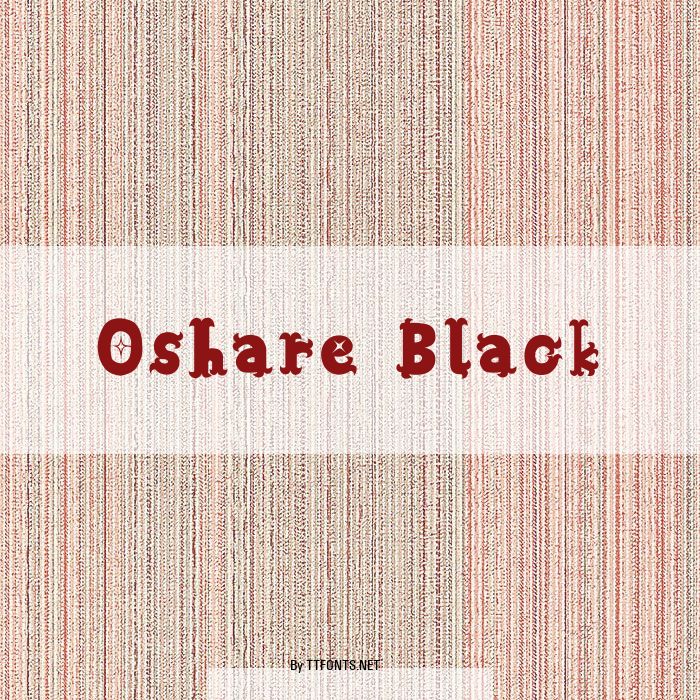 Oshare Black example