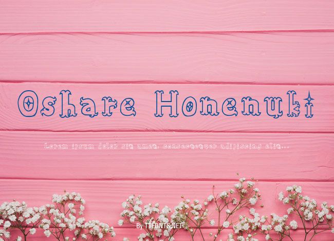 Oshare Honenuki example