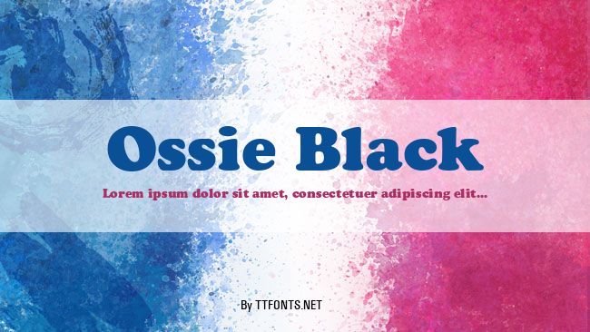 Ossie Black example