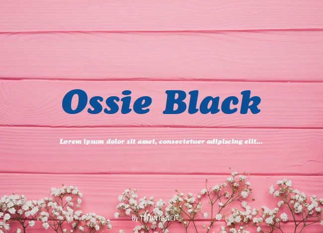 Ossie Black example