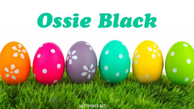 Ossie Black example