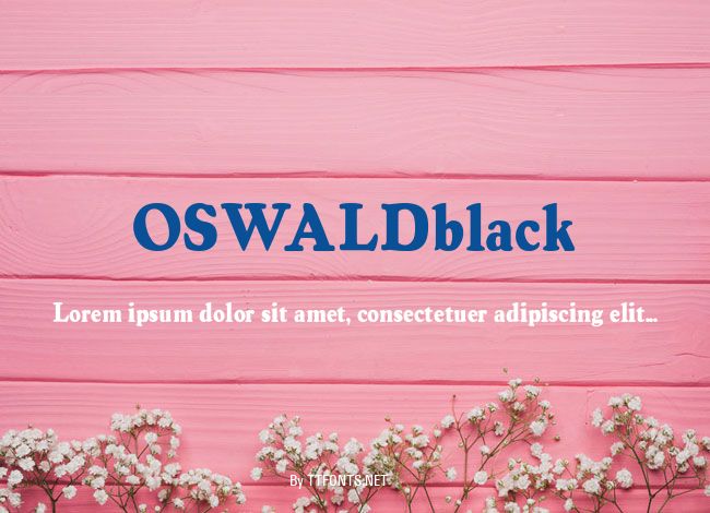 OSWALDblack example