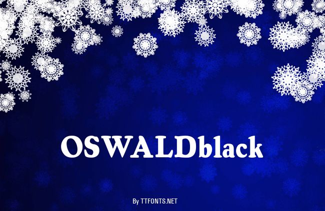 OSWALDblack example