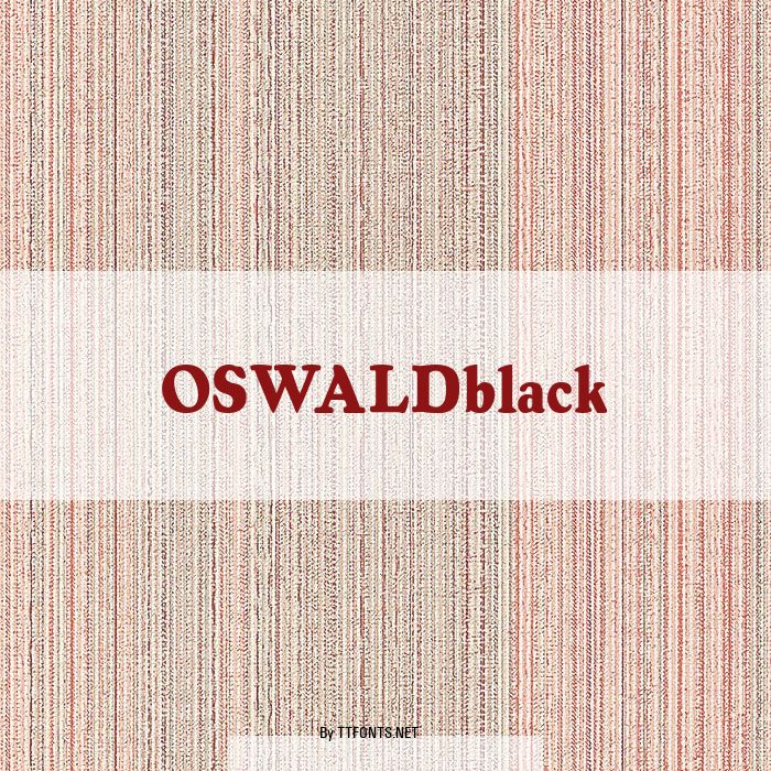 OSWALDblack example