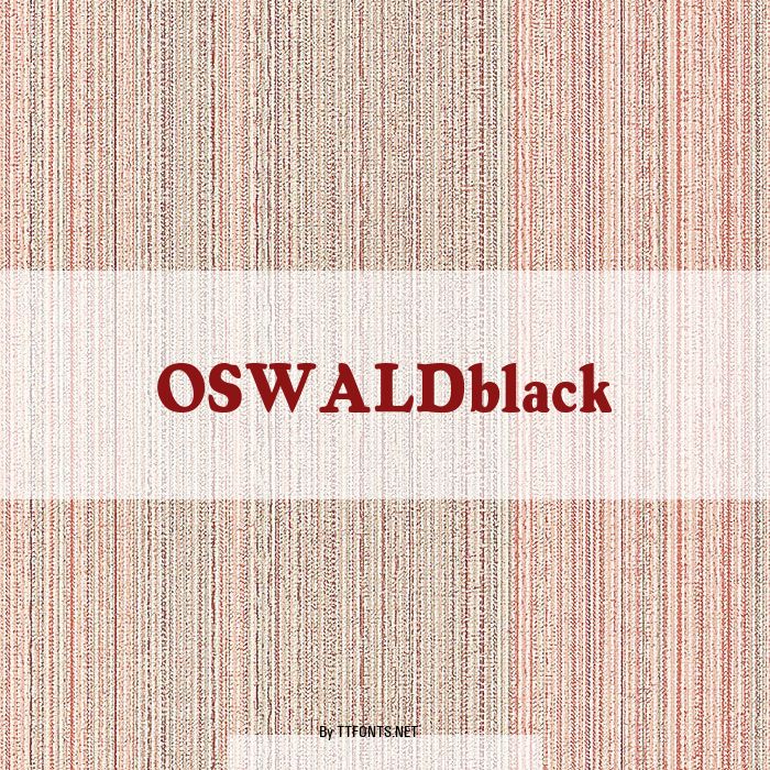 OSWALDblack example