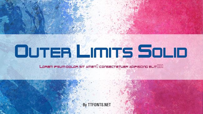 Outer Limits Solid example