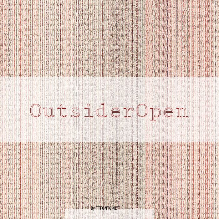 OutsiderOpen example