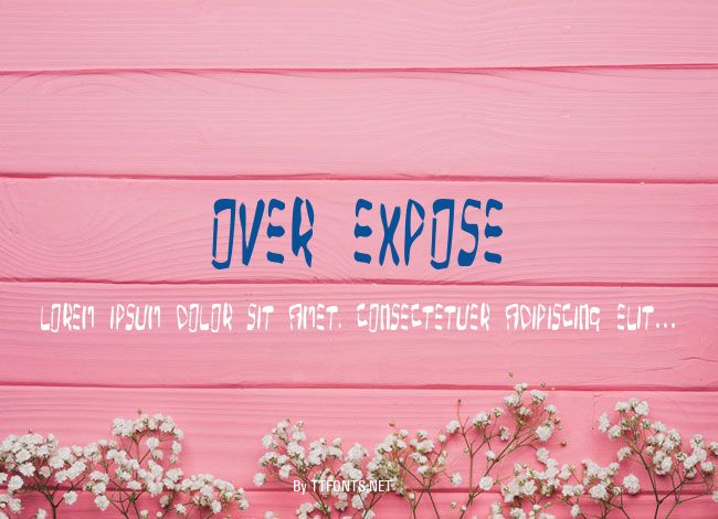 Over Expose example