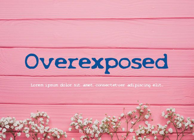 Overexposed example