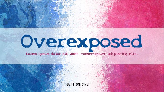 Overexposed example