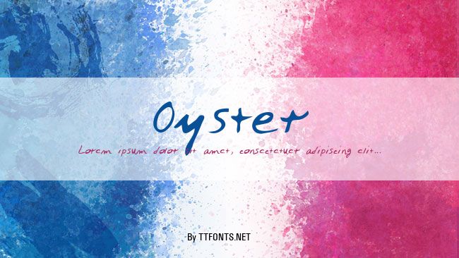 Oyster example