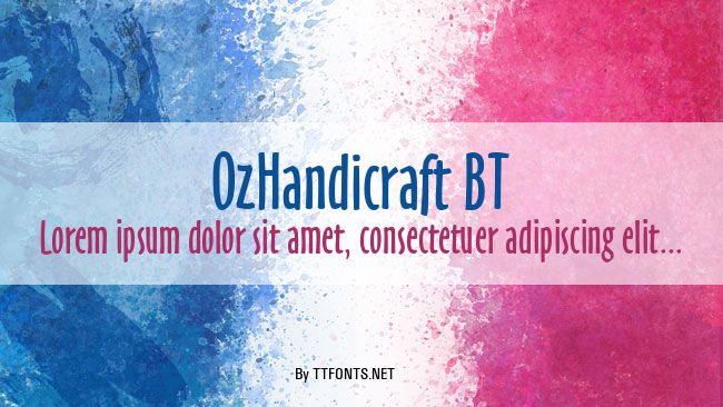 OzHandicraft BT example