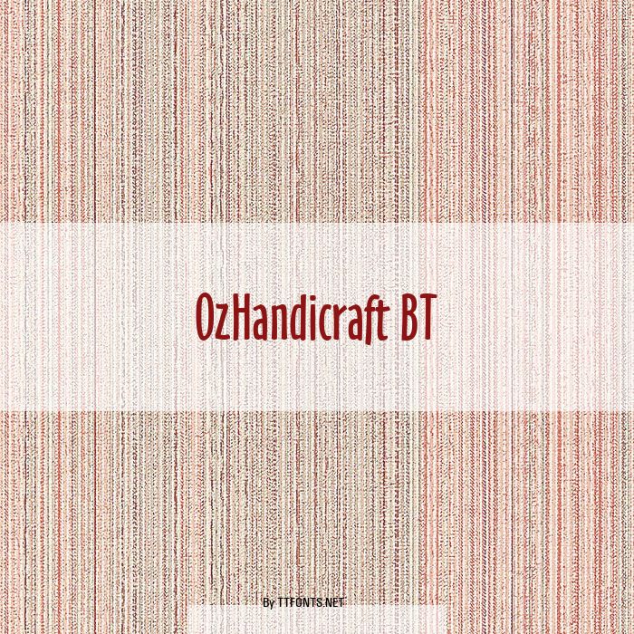 OzHandicraft BT example