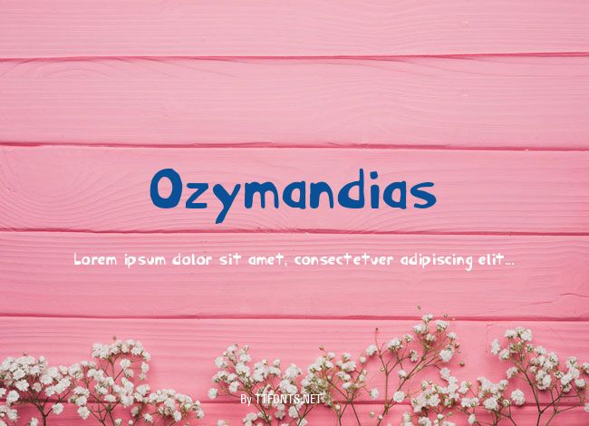 Ozymandias example