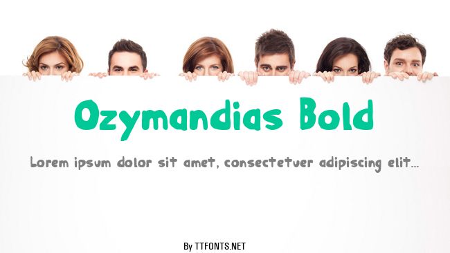 Ozymandias Bold example