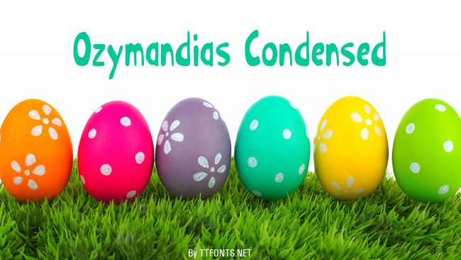 Ozymandias Condensed example