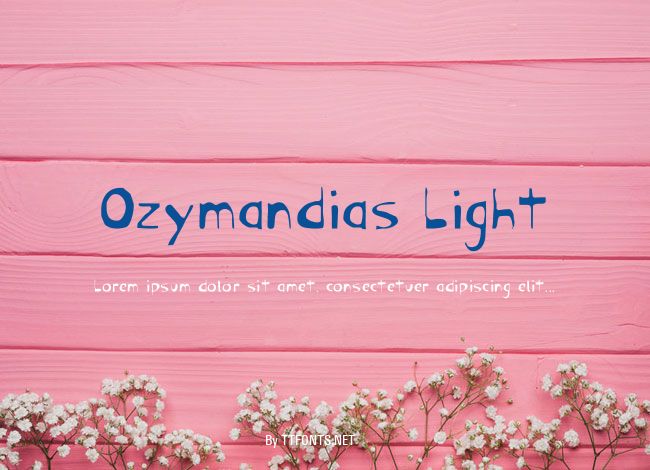 Ozymandias Light example