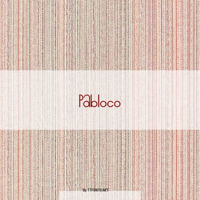 Pabloco example