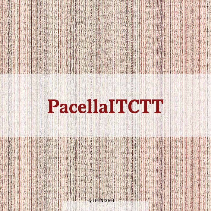 PacellaITCTT example