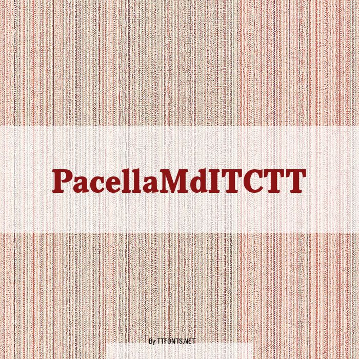 PacellaMdITCTT example