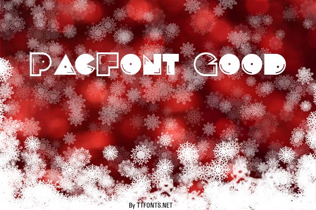 PacFont Good example
