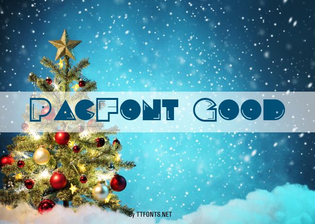 PacFont Good example