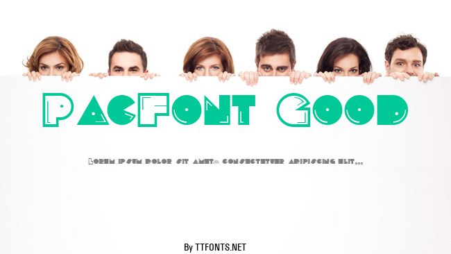 PacFont Good example